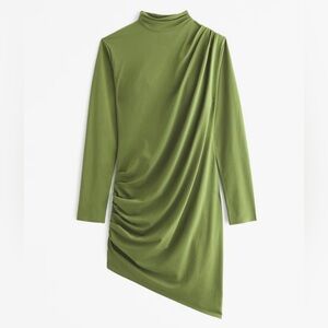 Abercrombie & Fitch Olive asymmetrical dress